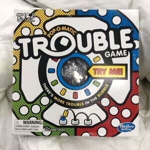 Trouble board game by Hasbro factory seal. S159